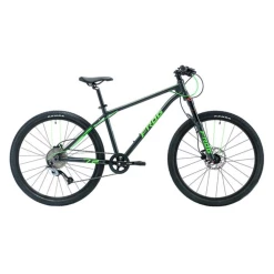 Frog MTB 72 Kids Bike - Metallic Grey/Neon Green