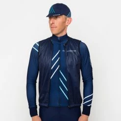 Peloton De Paris Race Gilet - Navy -Cycling Accessories Shop 2 42bdff5f 1864 46b6 951a ad3d4a454d89