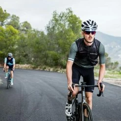 Peloton De Paris Sprinteur Wind Gilet - Pattern Khaki -Cycling Accessories Shop 4T2H6258