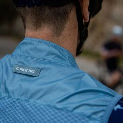 Peloton De Paris Sprinteur Wind Gilet - Pattern Khaki -Cycling Accessories Shop 4T2H6696