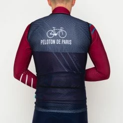 Peloton De Paris Race Gilet - Navy