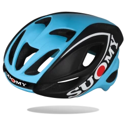 Suomy Glider Helmet - Black/Light Blue