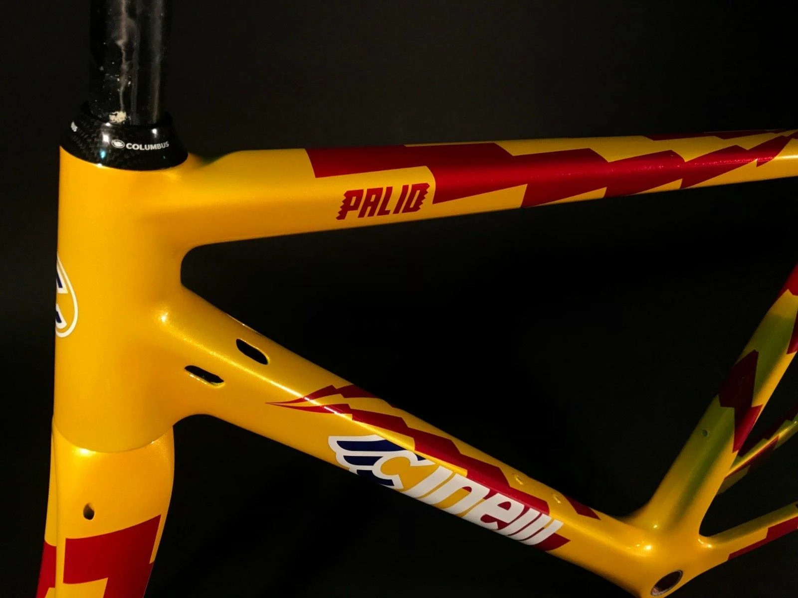 Cinelli Palio Carbon Road Disc Frameset - Yellow Mellow 5 Cinelli Palio Carbon Road Disc Frameset - Yellow Mellow - Image 3