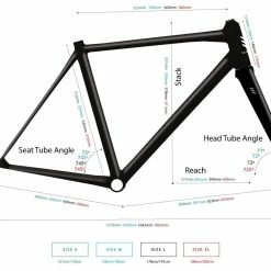 The Draft Comet Eater Gravel Bike - Steely Grey/Yellow 13 The Draft Comet Eater Gravel Bike - Steely Grey/Yellow -Cycling Accessories Shop COMET EATER geometry