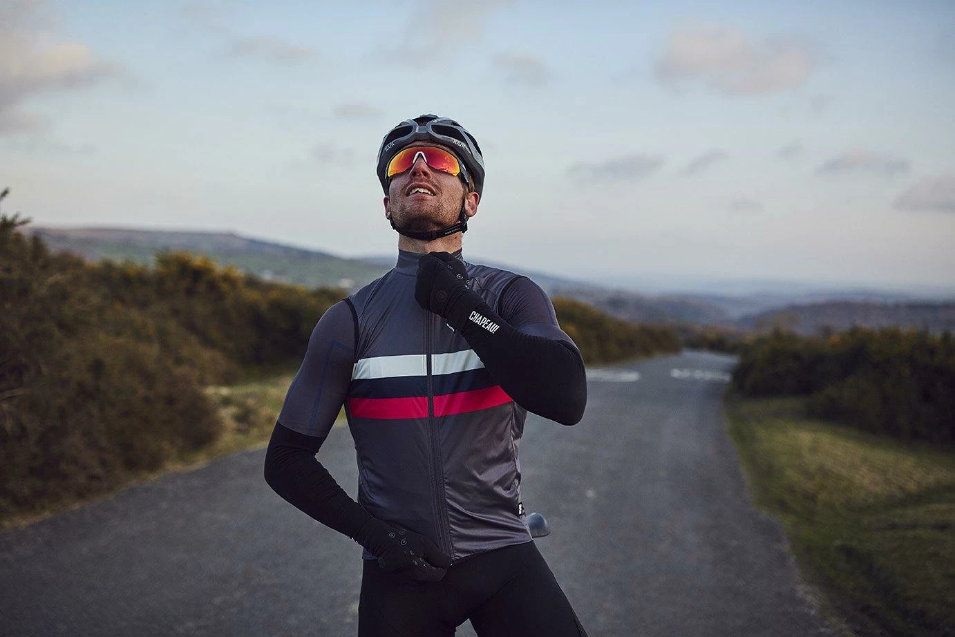 Chapeau! Club Stripe Gilet - Flint Grey 7 Chapeau! Club Stripe Gilet - Flint Grey - Image 5