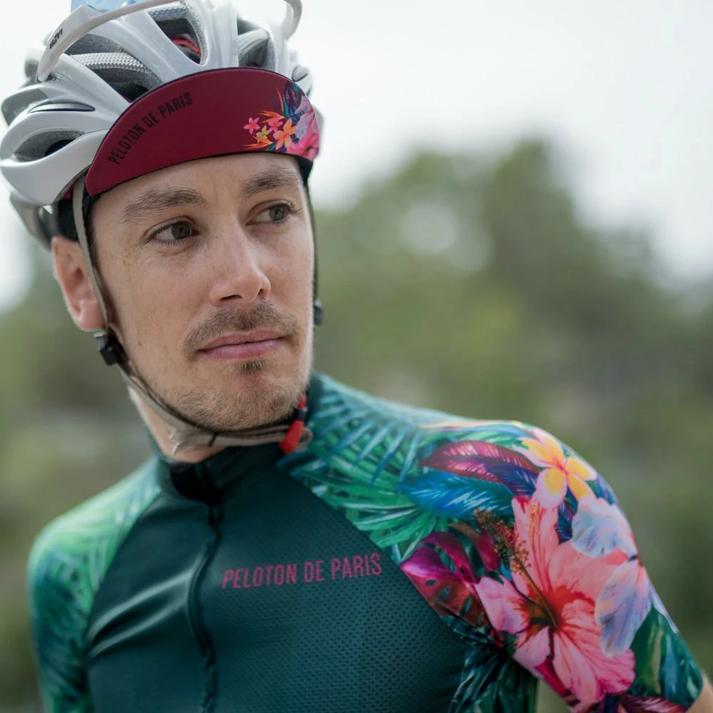 Peloton De Paris Black Flower Cycling Cap 6 Peloton De Paris Black Flower Cycling Cap - Image 4