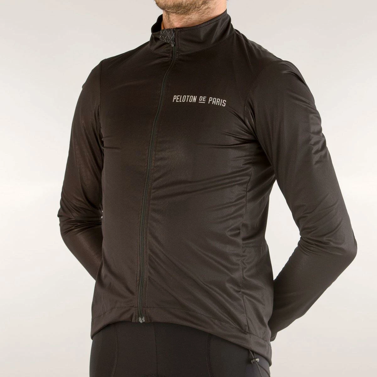 Peloton De Paris Elements Packable Jacket - Black 7 Peloton De Paris Elements Packable Jacket - Black - Image 5