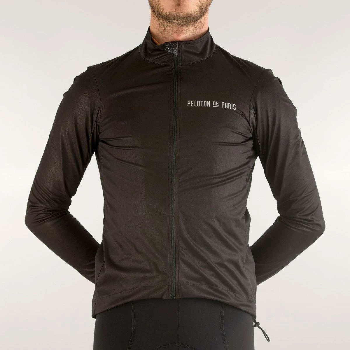 Peloton De Paris Elements Packable Jacket - Black 8 Peloton De Paris Elements Packable Jacket - Black - Image 6