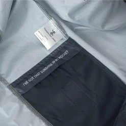 Peloton De Paris Elements Packable Jacket - Grey -Cycling Accessories Shop Elements Rain Jackets details 3 1200x 395daaab 2c9f 4bf2 ad55 c6d58bb12e7d