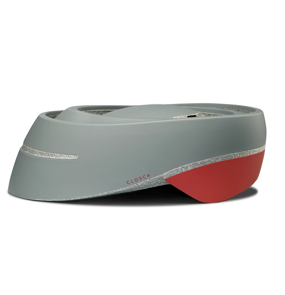 Closca Loop Helmet - Fossil/Red Wine 4 Closca Loop Helmet - Fossil/Red Wine - Image 2