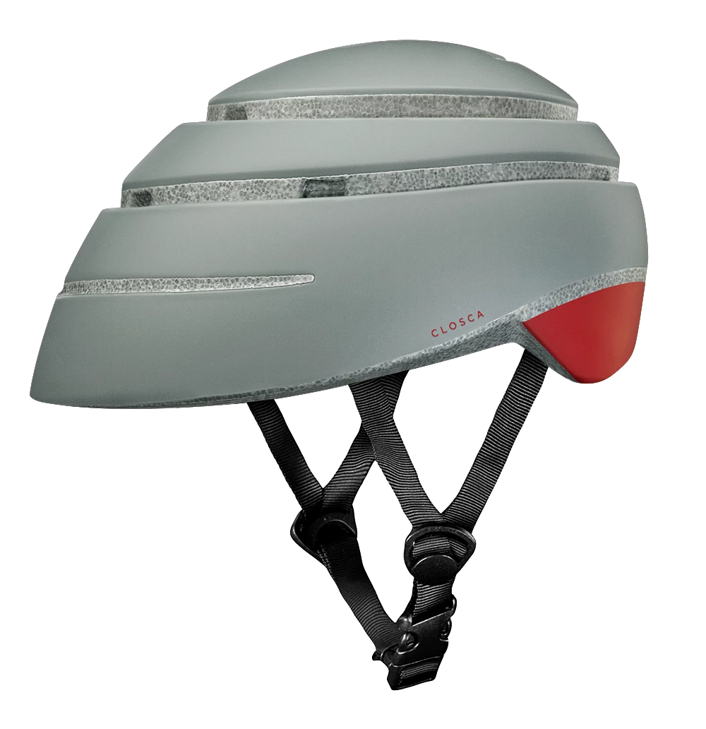 Closca Loop Helmet - Fossil/Red Wine 3 Closca Loop Helmet - Fossil/Red Wine