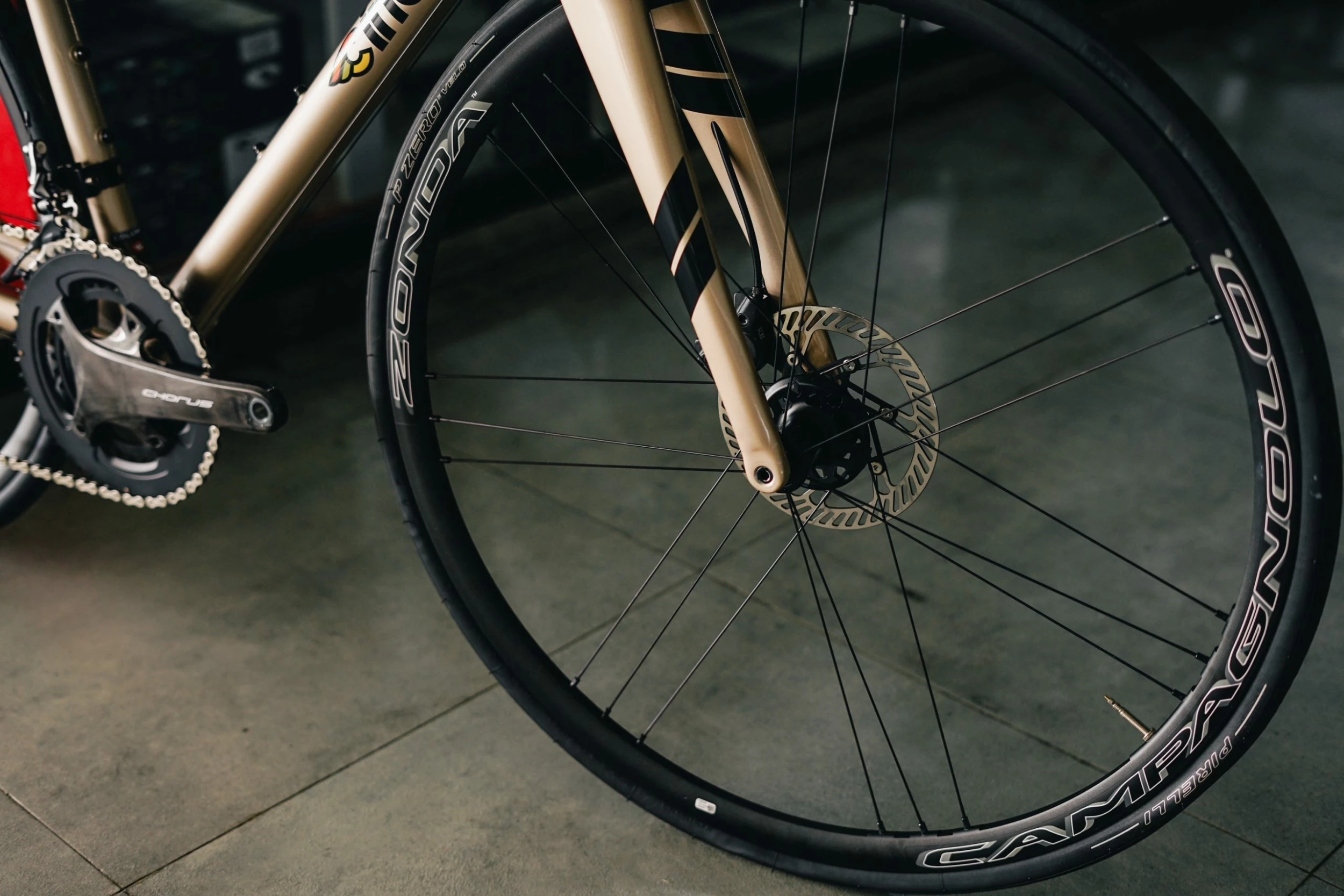 Cinelli Nemo Tig Road Bike Campagnolo Chorus - Champagne 9 Cinelli Nemo Tig Road Bike Campagnolo Chorus - Champagne - Image 7
