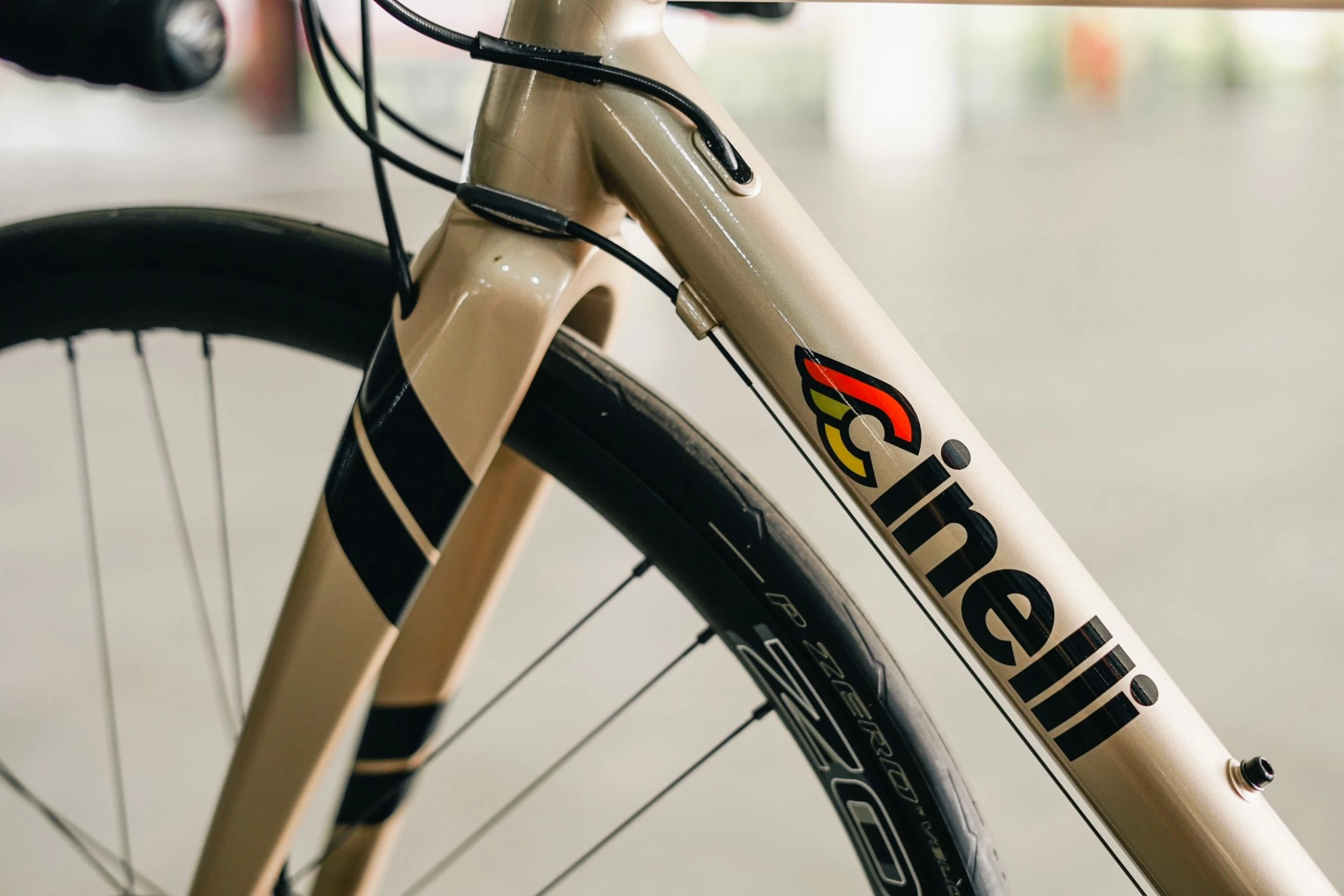 Cinelli Nemo Tig Road Bike Campagnolo Chorus - Champagne 14 Cinelli Nemo Tig Road Bike Campagnolo Chorus - Champagne - Image 12