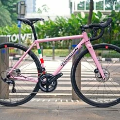 Tommasini Fire Road Disc Bike With Shimano Ultegra - Pink Giro De Italia