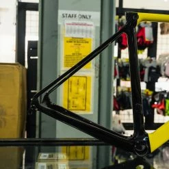 NOVE Race Carbon Road Disc Frameset - Glossy Yellow/Black -Cycling Accessories Shop IMG 3803 scaled