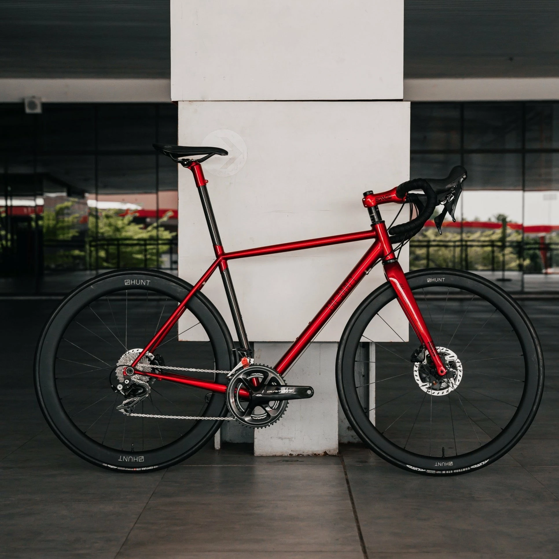 The Draft Hypatia Road Disc Bike - Lean Candy Red 3 The Draft Hypatia Road Disc Bike - Lean Candy Red