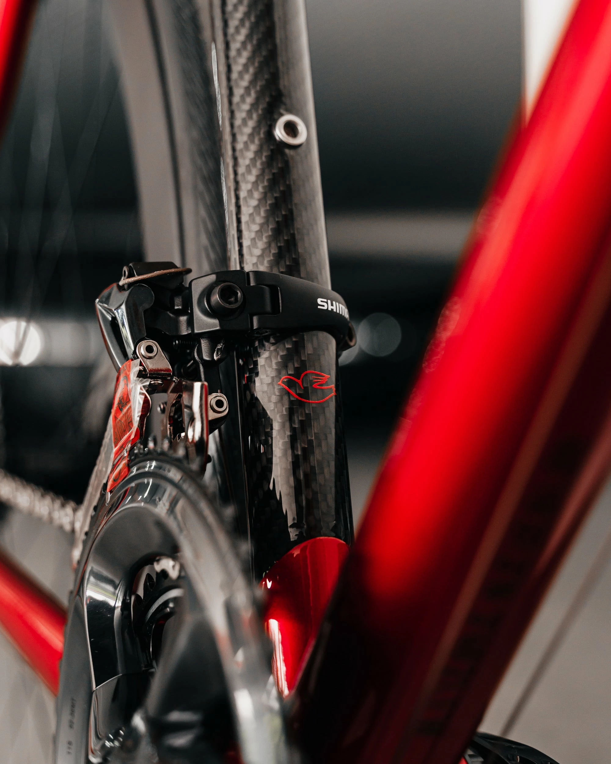 The Draft Hypatia Road Disc Bike - Lean Candy Red 8 The Draft Hypatia Road Disc Bike - Lean Candy Red - Image 6