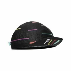 Peloton De Paris Laser Black Mesh Cycling Cap