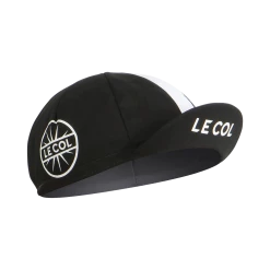 Le Col Heritage Cycling Cap - Black/White