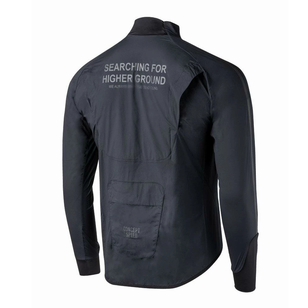 Concept Speed (CSPD) Searching For Higher Ground Light Jacket - Black 3 Concept Speed (CSPD) Searching For Higher Ground Light Jacket - Black