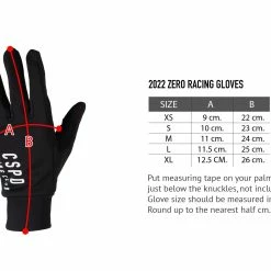 Concept Speed (CSPD) Zero Racing Gloves -Cycling Accessories Shop NakedGlovesSizechart1 12 min scaled