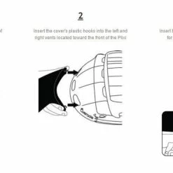 Overade Plixi Helmet Cover - Blue 11 Overade Plixi Helmet Cover - Blue -Cycling Accessories Shop Overade Plixi Cover positioning