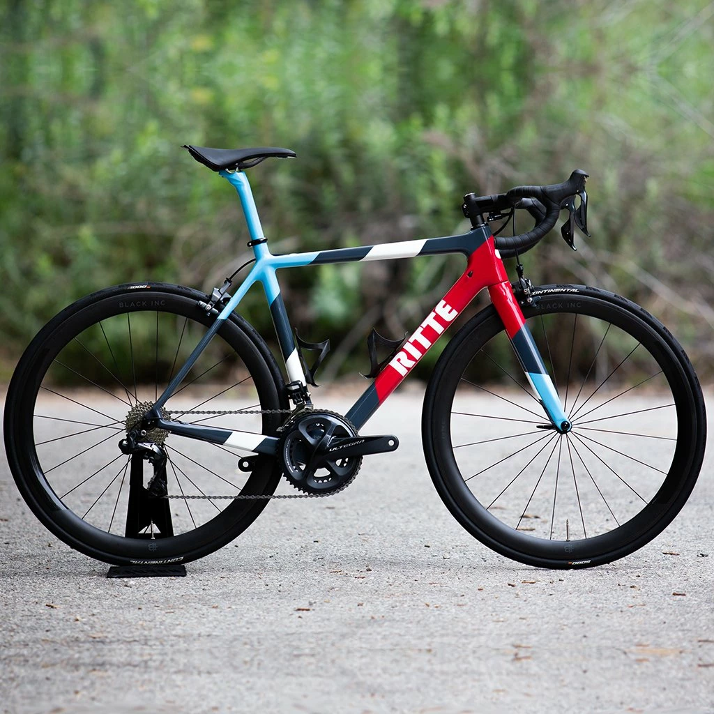 Ritte Ace Carbon Road Frameset (Rim Brake) - Red Tri Color 4 Ritte Ace Carbon Road Frameset (Rim Brake) - Red Tri Color - Image 2