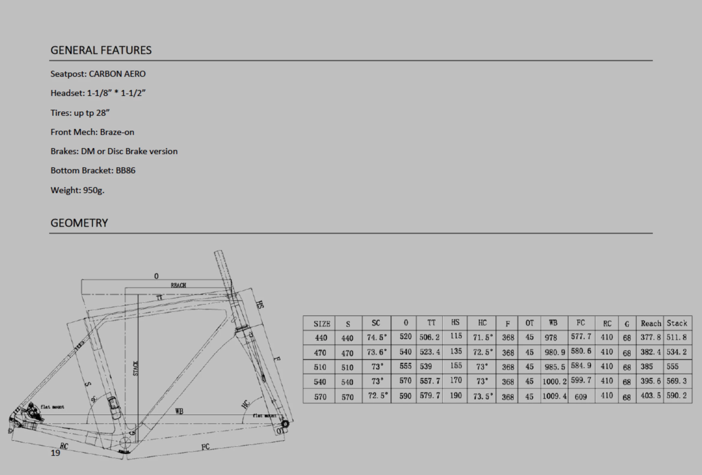 Brixia Cidneo Carbon Road Disc Frameset - Metallic Anthracite 6 Brixia Cidneo Carbon Road Disc Frameset - Metallic Anthracite - Image 4