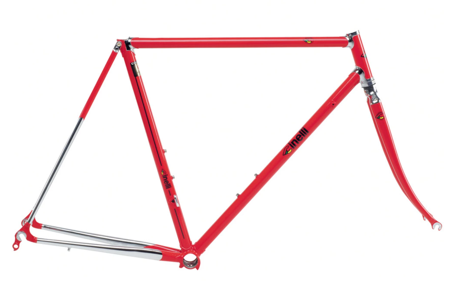 Cinelli Supercorsa Road Frameset - Red Ferrari 3 Cinelli Supercorsa Road Frameset - Red Ferrari