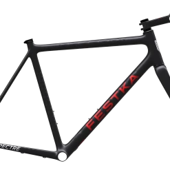Festka Spectre Carbon Road Disc Frameset - Absolute Red/Snow White (SRAM ETAP Only)