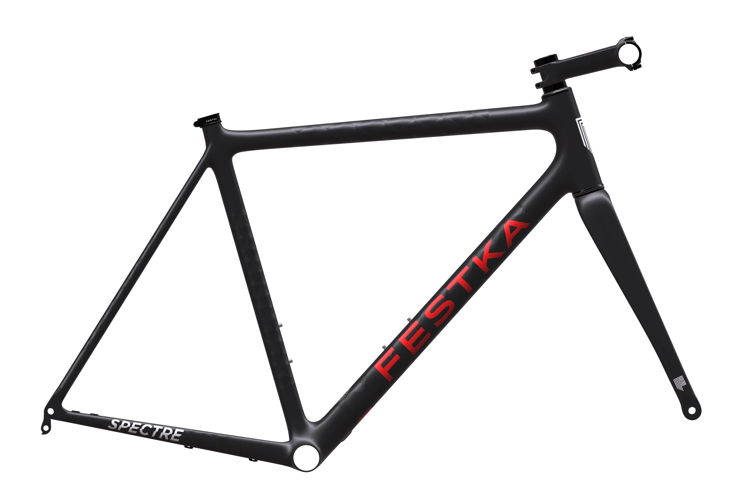 Festka Spectre Carbon Road Disc Frameset - Absolute Red/Snow White (SRAM ETAP Only) 3 Festka Spectre Carbon Road Disc Frameset - Absolute Red/Snow White (SRAM ETAP Only)