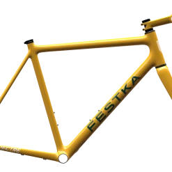 Festka Spectre Carbon Road Disc Frameset - Mustard/Sherwood Green (SRAM ETAP Only)