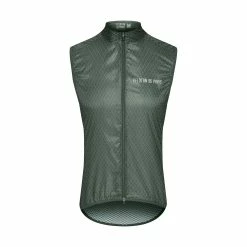 Peloton De Paris Sprinteur Wind Gilet - Pattern Khaki