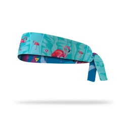 Lithe Flamingo Tie Headband [Reversible]