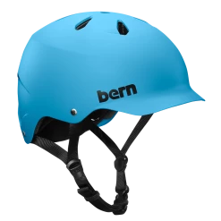 Bern Watts Helmet - Matte Cyan Blue