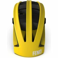 FEND One Foldable Helmet - Matte Yellow -Cycling Accessories Shop YELLOW FOLDED FRONT