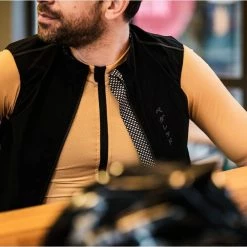 PEdALED Mirai All Weather Vest - Black -Cycling Accessories Shop all weather cycling vest black mirai pedaled