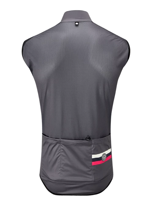 Chapeau! Club Roundel Gilet - Flint Grey 5 Chapeau! Club Roundel Gilet - Flint Grey - Image 3