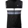 Chapeau! Club Stripe Gilet - Black -Cycling Accessories Shop c1600 01