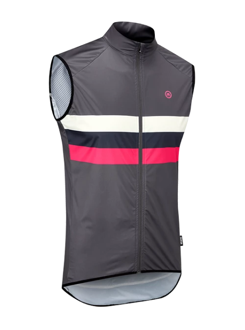 Chapeau! Club Stripe Gilet - Flint Grey 4 Chapeau! Club Stripe Gilet - Flint Grey - Image 2