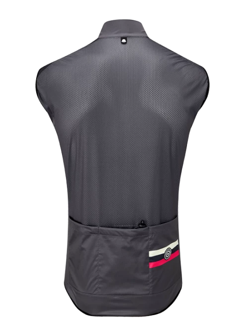 Chapeau! Club Stripe Gilet - Flint Grey 5 Chapeau! Club Stripe Gilet - Flint Grey - Image 3