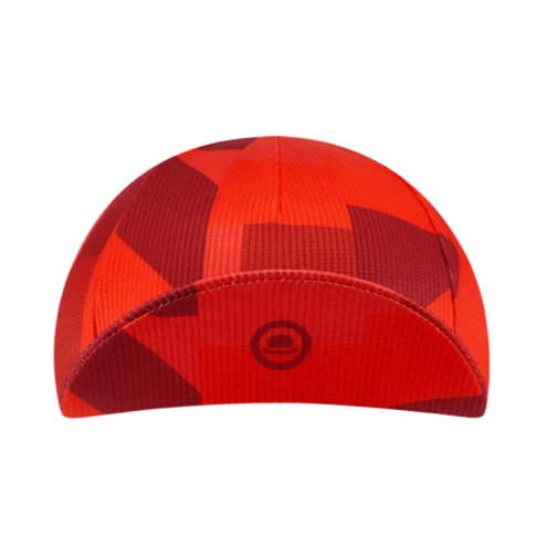 Chapeau! Club Pattern Lightweight Cap - Devon Red 5 Chapeau! Club Pattern Lightweight Cap - Devon Red - Image 3