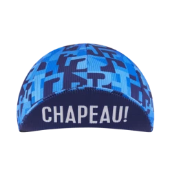 Chapeau! Club Pattern Lightweight Cap - Cerulean Blue -Cycling Accessories Shop c1608 02