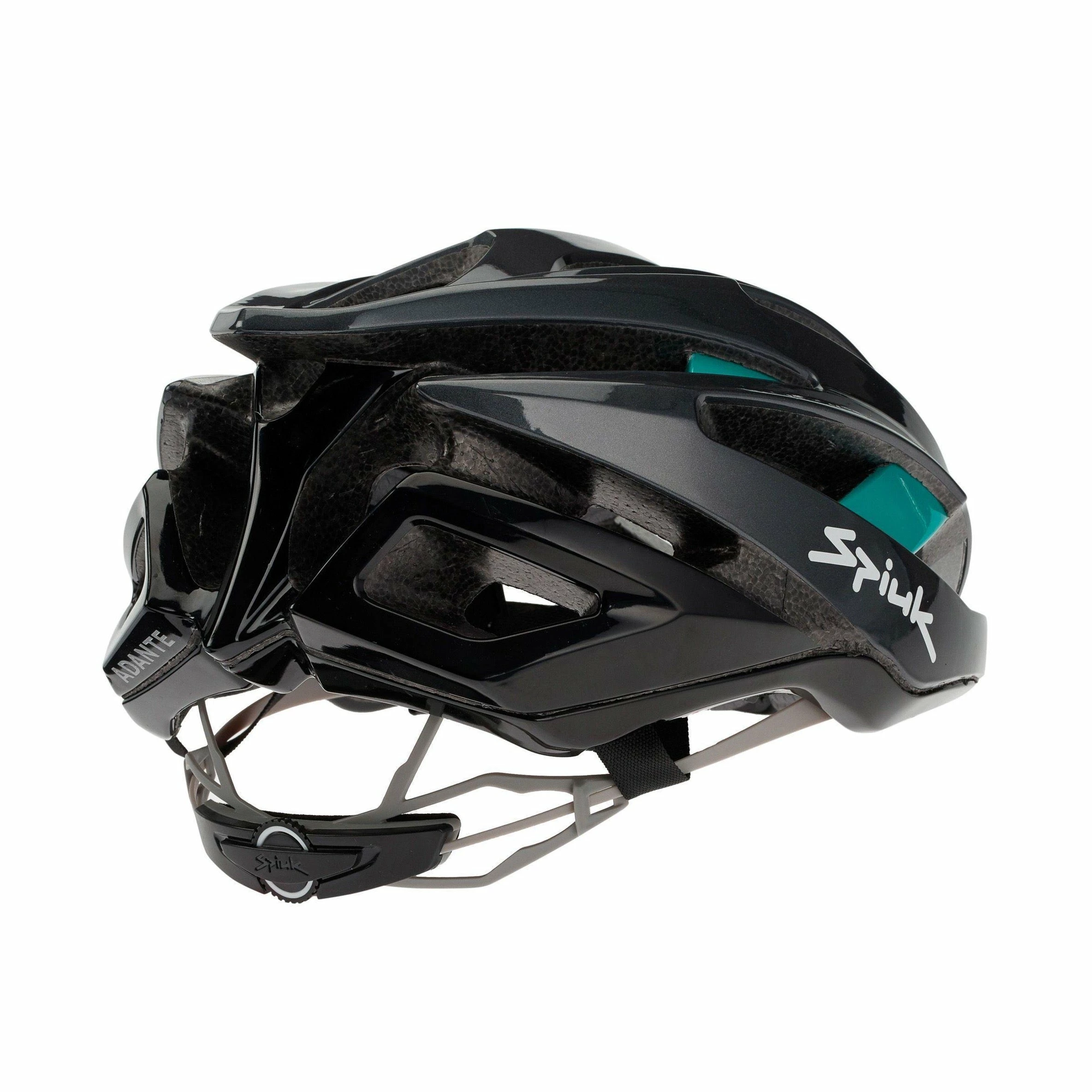 Spiuk Adante Helmet - Anthracite/Turquoise 4 Spiuk Adante Helmet - Anthracite/Turquoise - Image 2