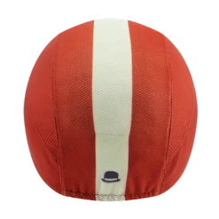 Chapeau! Lightweight Central Stripe Cap - Devon Red 9 Chapeau! Lightweight Central Stripe Cap - Devon Red -Cycling Accessories Shop chapeau lightweight cap central stripe devon red back copy 2
