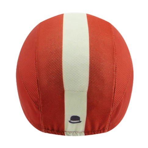 Chapeau! Lightweight Central Stripe Cap - Devon Red 5 Chapeau! Lightweight Central Stripe Cap - Devon Red - Image 3