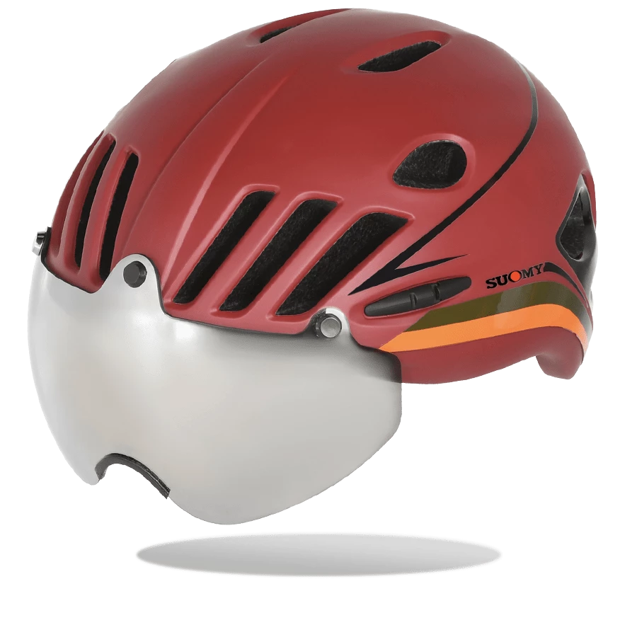 Suomy Vision Helmet - Cherry/Black 3 Suomy Vision Helmet - Cherry/Black