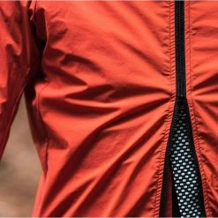 PEdALED Mirai All Weather Jacket - Brick Red -Cycling Accessories Shop double zip all weather cycling jacket brick red mirai pedaled