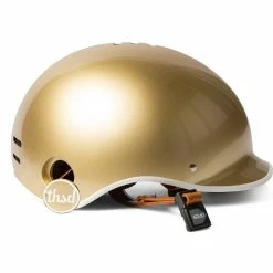 Thousand Heritage Collection Helmet - Stay Gold -Cycling Accessories Shop gold bike helmet 002 2000x b58cd437 0968 4c08 9675 c38b251c6188