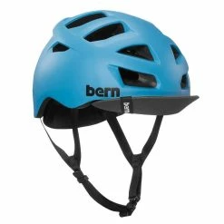 Bern Allston Helmet - Matte Cyan Blue